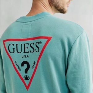 Guess Vintage Green/Teal Crewneck